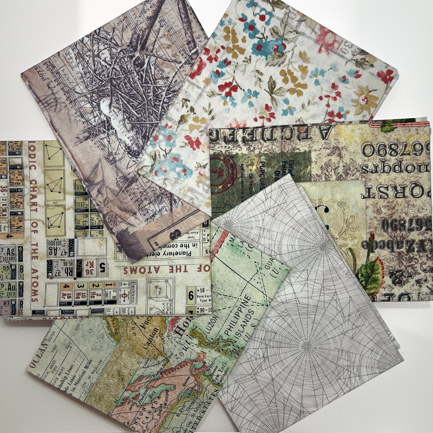 Curiosity Cabinet - Tim Holtz Fabric Bundle