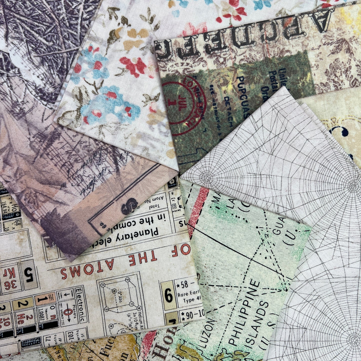 Curiosity Cabinet - Tim Holtz Fabric Bundle