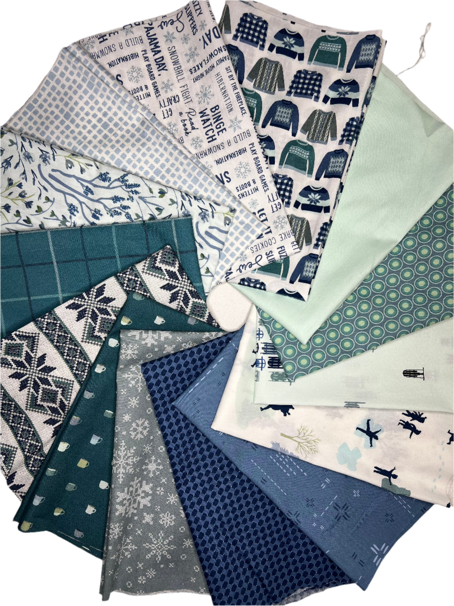 Snow Day Fat Quarter Bundle by Mx Domestic with Art Gallery Fabrics