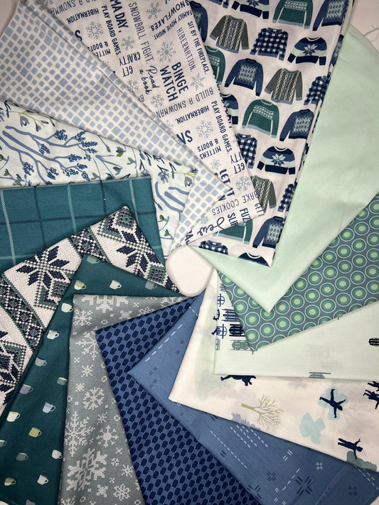 Snow Day Fat Quarter Bundle by Mx Domestic with Art Gallery Fabrics