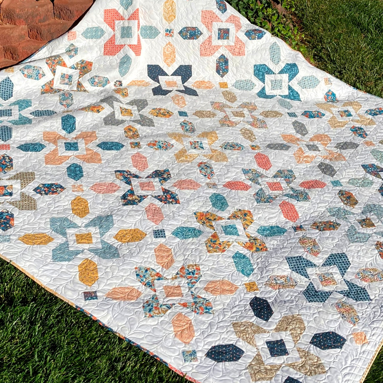 Crossing Paths Quilt Pattern - by Happy Quilting