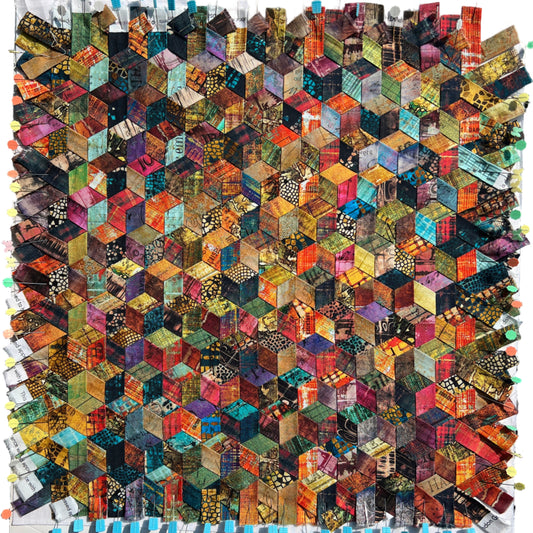 Kaleidoscope Fabric Weaving Kit – Abandoned - by Tim Holtz (Fabric Only)