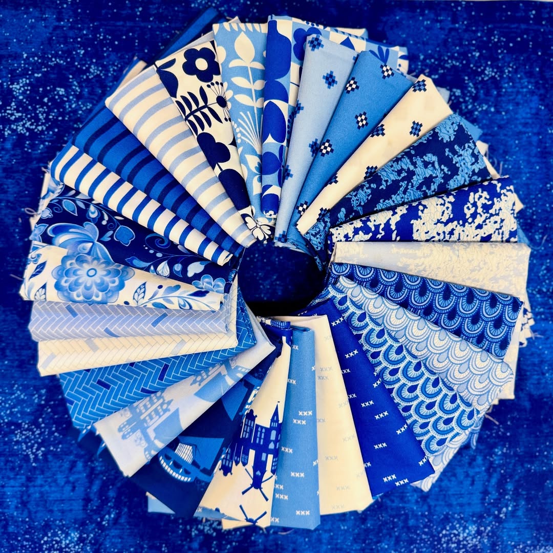 Amsterdam Bloem Quilt Kit – Featuring Amsterdam by Libs Elliott with Andover Fabrics