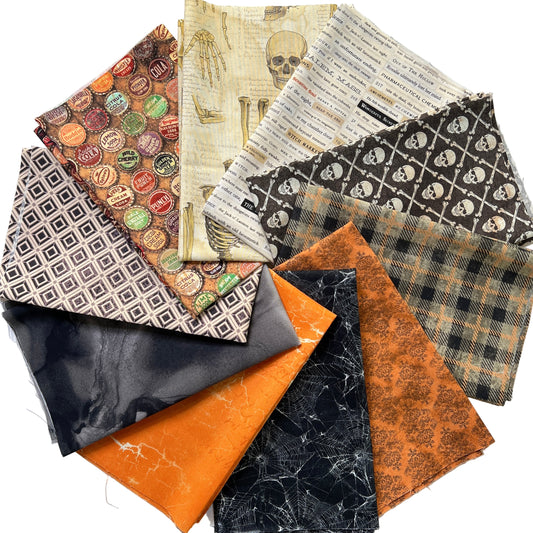 Tim Holtz Spooky Bundle - 10 Fabrics Curated by Mx Domestic