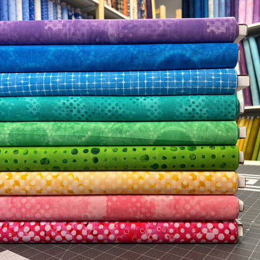 Textures – 9-Piece Painter’s Palette Bundle – by Sue Penn with FreeSpirit Fabrics