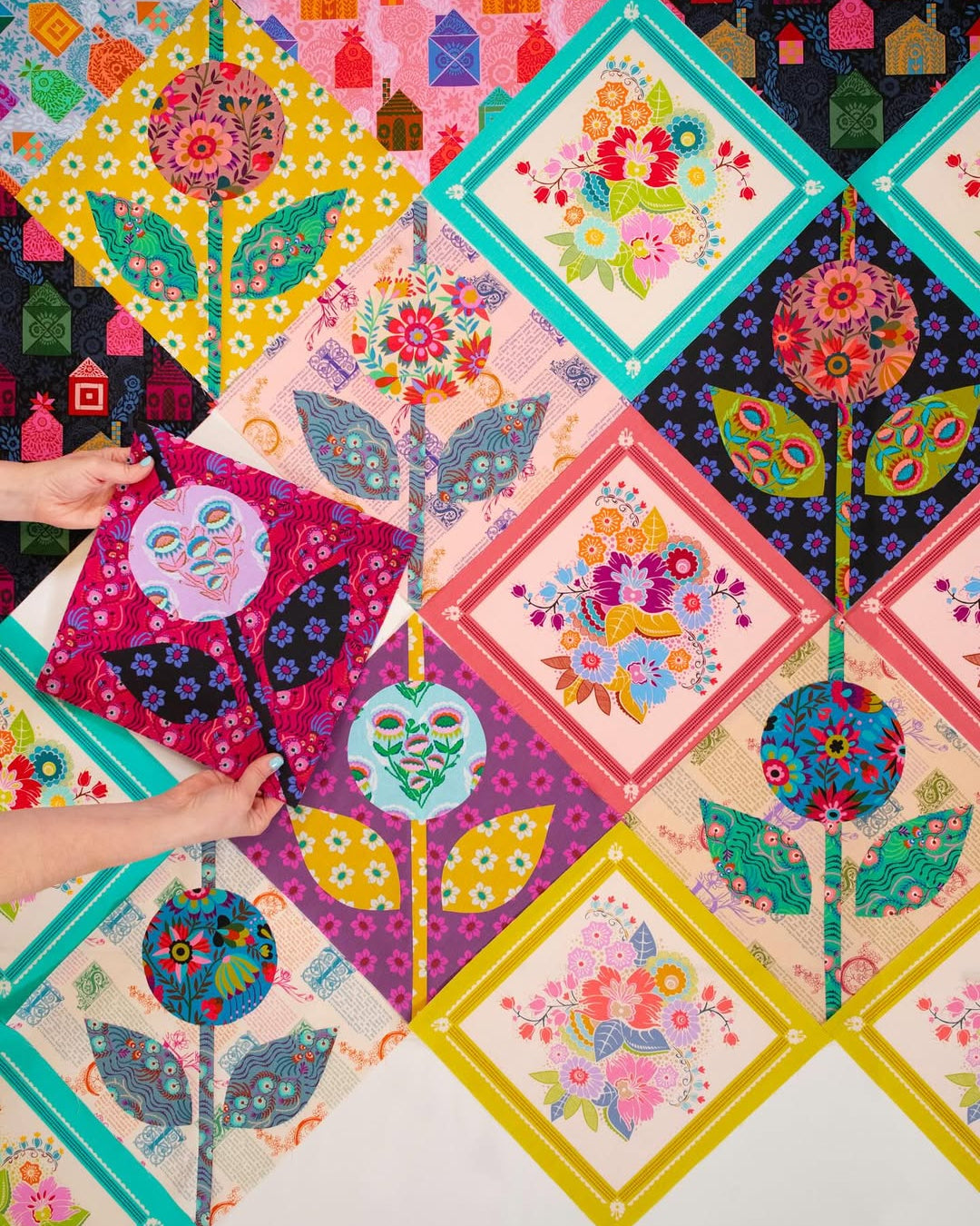 Allegory Quilt Kit - featuring Allegory by Anna Maria Textiles