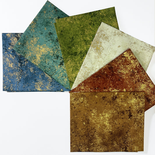 Brilliance Bundle – Metallic Coordinates by Hoffman Fabrics