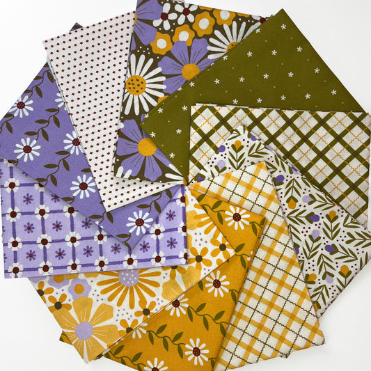 Retro Meadow Bundles (10 Prints) by Sophie Rowe for Cloud9 Fabrics