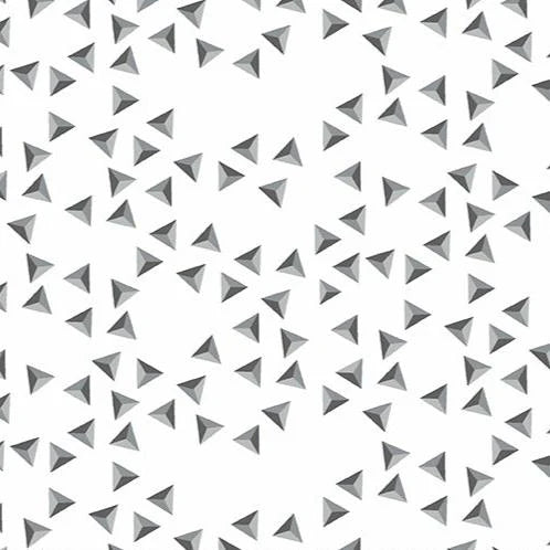 Iconic Fabric in White Studs by Libs Elliott with Andover Fabrics