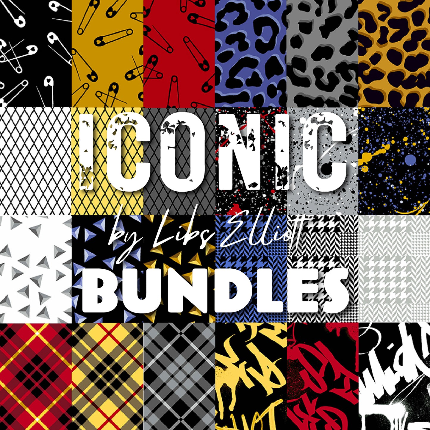 Iconic Fabric Bundles by Libs Elliott with Andover Fabrics