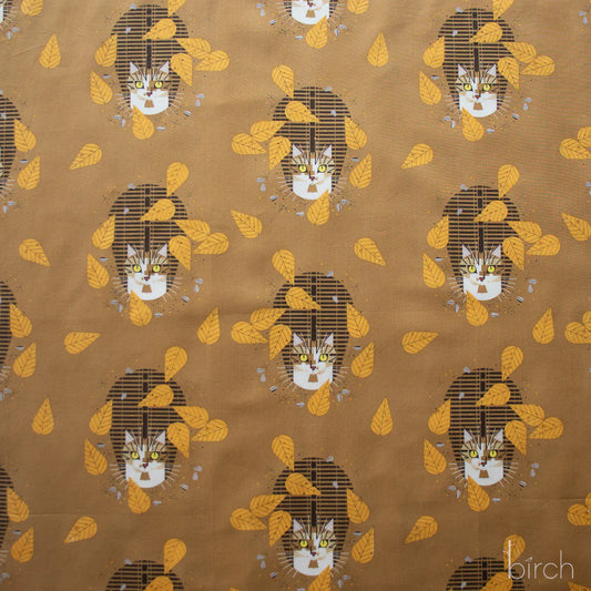 Iconic Vol.2 Poplin - Birdwatcher - by Charley Harper with Birch Organic Fabrics