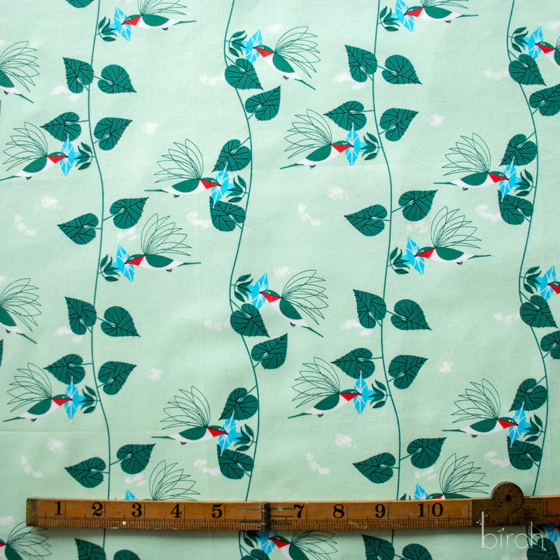 Iconic Vol.2 Poplin - Little Sipper - by Charley Harper with Birch Organic Fabrics