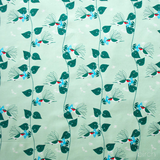 Iconic Vol.2 Poplin - Little Sipper - by Charley Harper with Birch Organic Fabrics