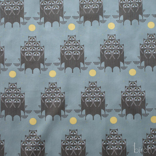 Iconic Vol.2 Poplin - Raccpack - by Charley Harper with Birch Organic Fabrics