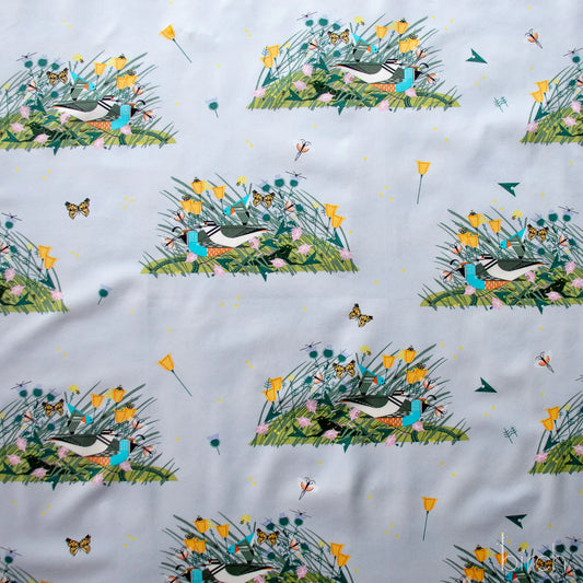 Iconic Vol.2 Poplin - Small Once There Was A Field - by Charley Harper with Birch Organic Fabrics