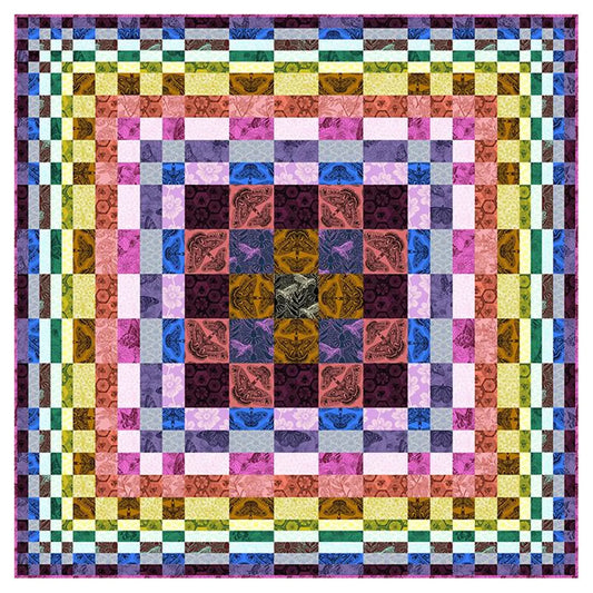 Indelible Ink Quilt - Digital Quilt Top - featuring Indelible Ink & Indelible: Soft by Anna Maria Textiles