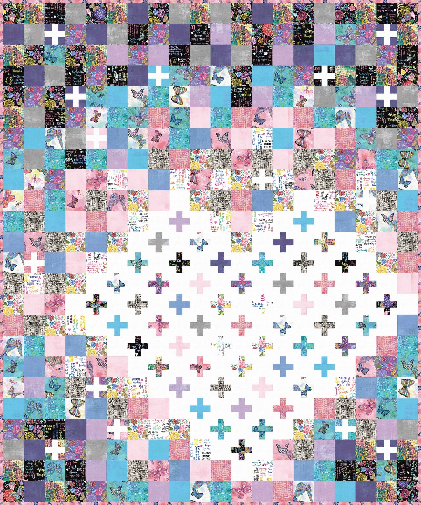 Just Add Love Quilt Kit – Featuring Shine On by Jennifer Lambein