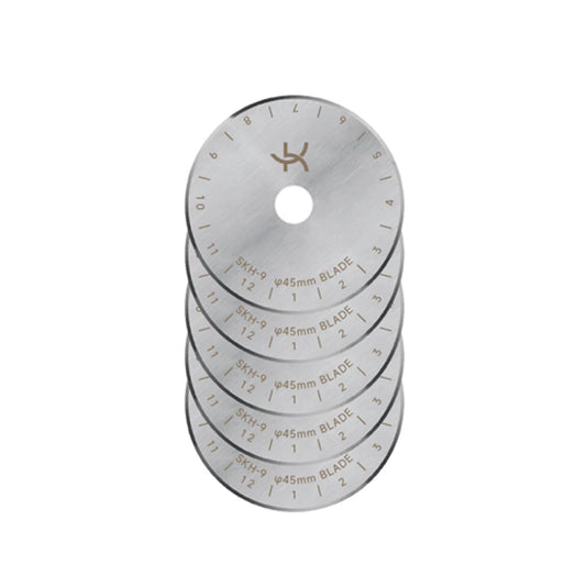 45mm Quilting Rotary Cutter Replacement Blades 5pk