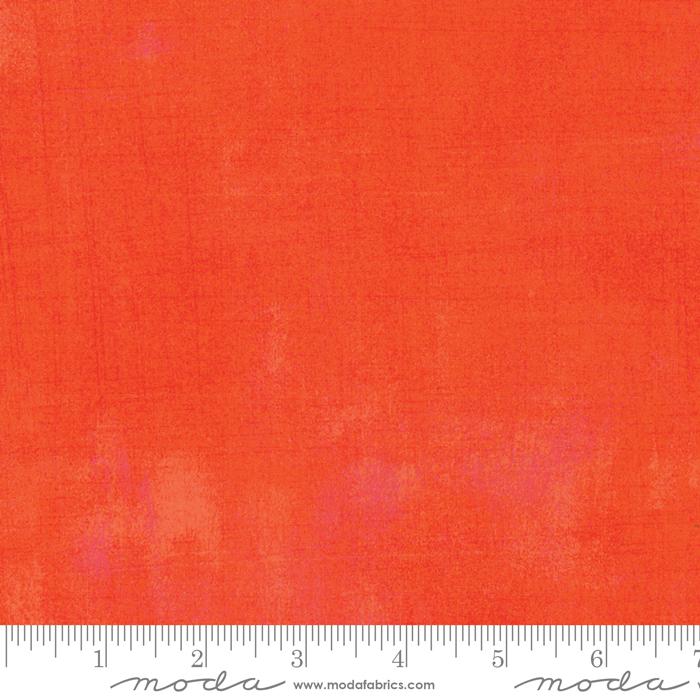 Grunge - Tangerine - by BasicGrey with Moda Fabric
