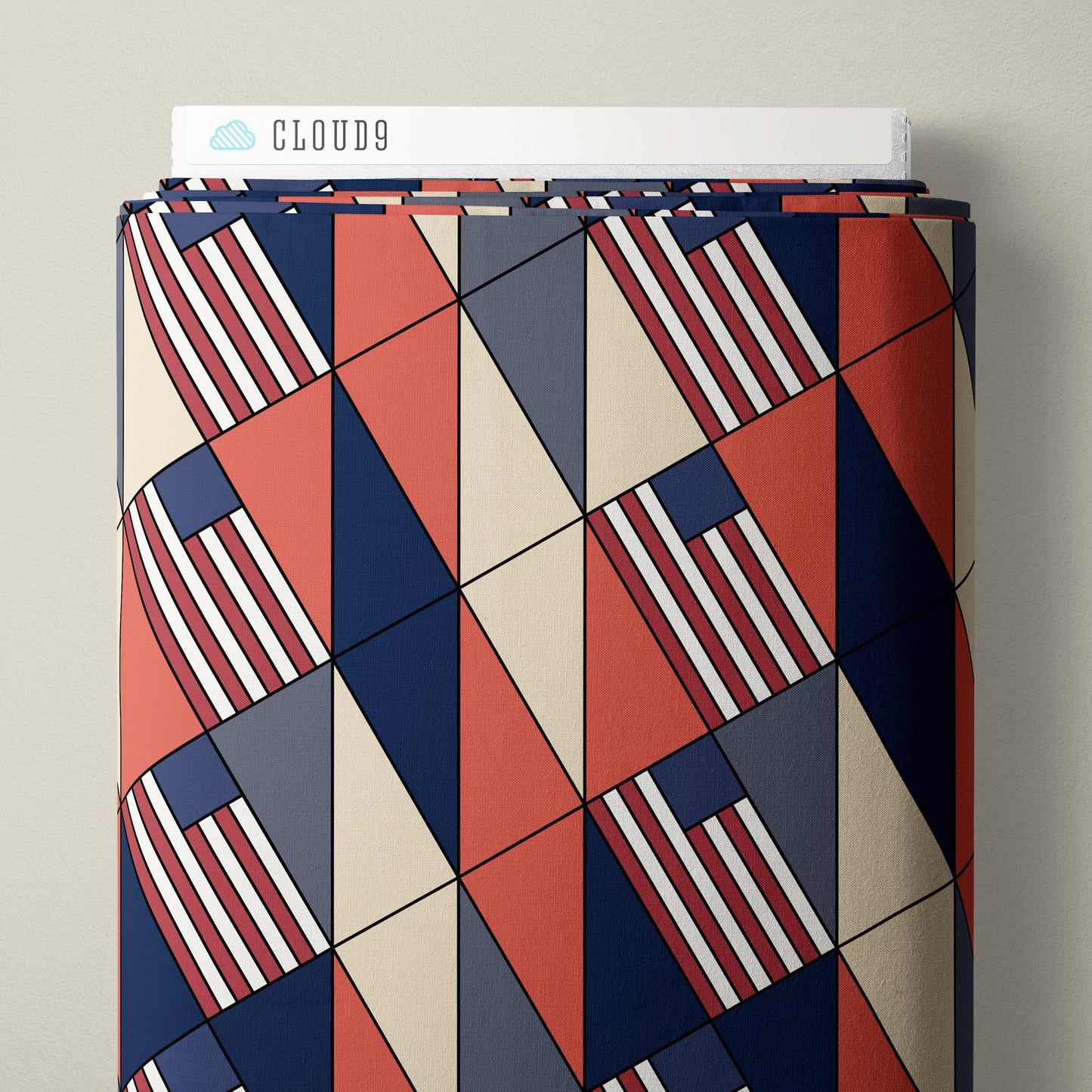 Liberty - Raised at Home - Frank Lloyd Wright designs with Cloud 9 Organic Fabrics