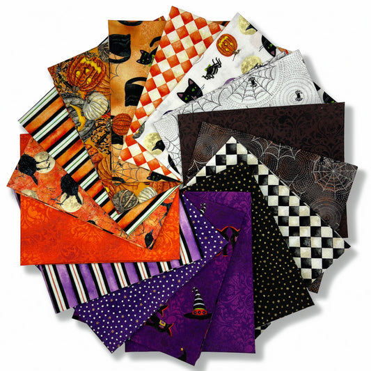 Midnight Hollow bundles - by Jennifer Lambein with Windham Fabrics
