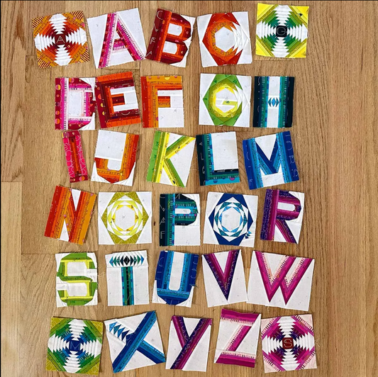 Mini Alphabet Pattern by Alison Glass and Giucy GIuce