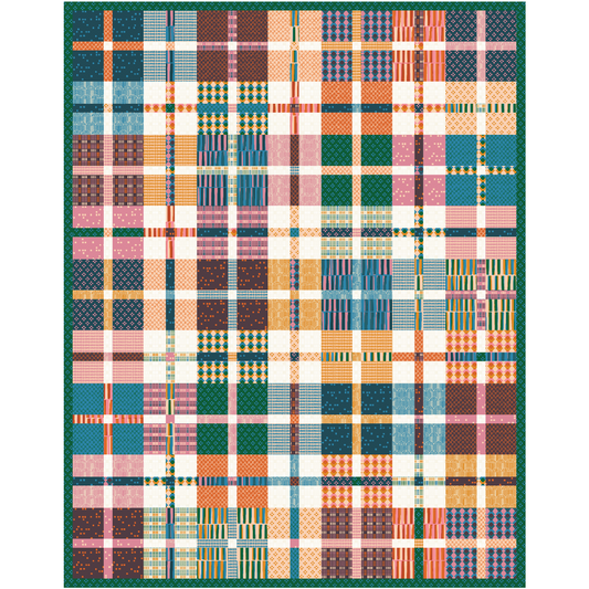 Mini Plaid-ish Quilt Kit – Featuring Geometry by Ruby Star Society