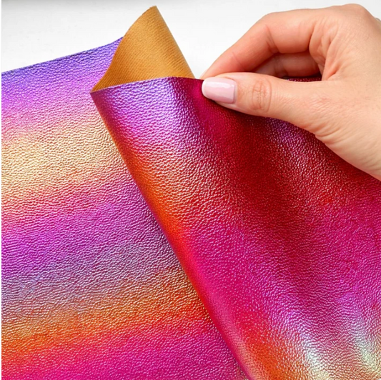 Moonglow Vinyl - Magenta-Orange Shift - by Sew Hungry Hippie