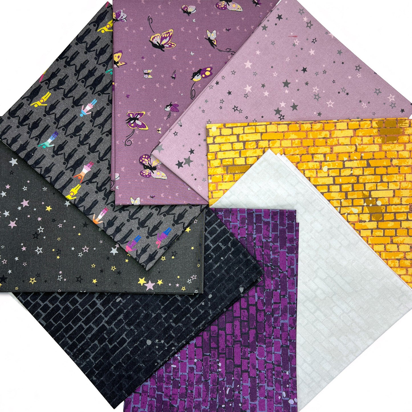 Non-Binary Pride Fabric Bundle - Stonewall Redux & Always Been Here by Mx Domestic