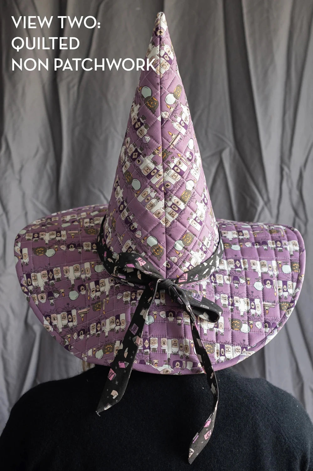 Spellbound Quilted Witch Hat - Pattern - by Melissa Mortenson