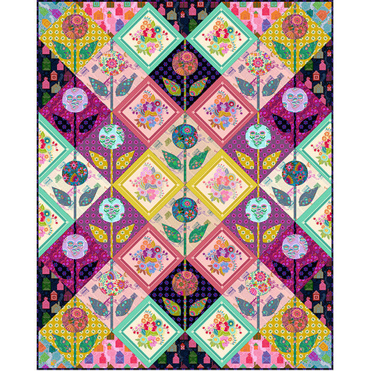 Allegory Quilt Kit - featuring Allegory by Anna Maria Textiles