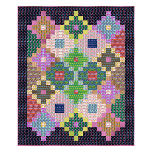 Heiress Quilt Kit featuring Heiress by Anna Maria Textiles