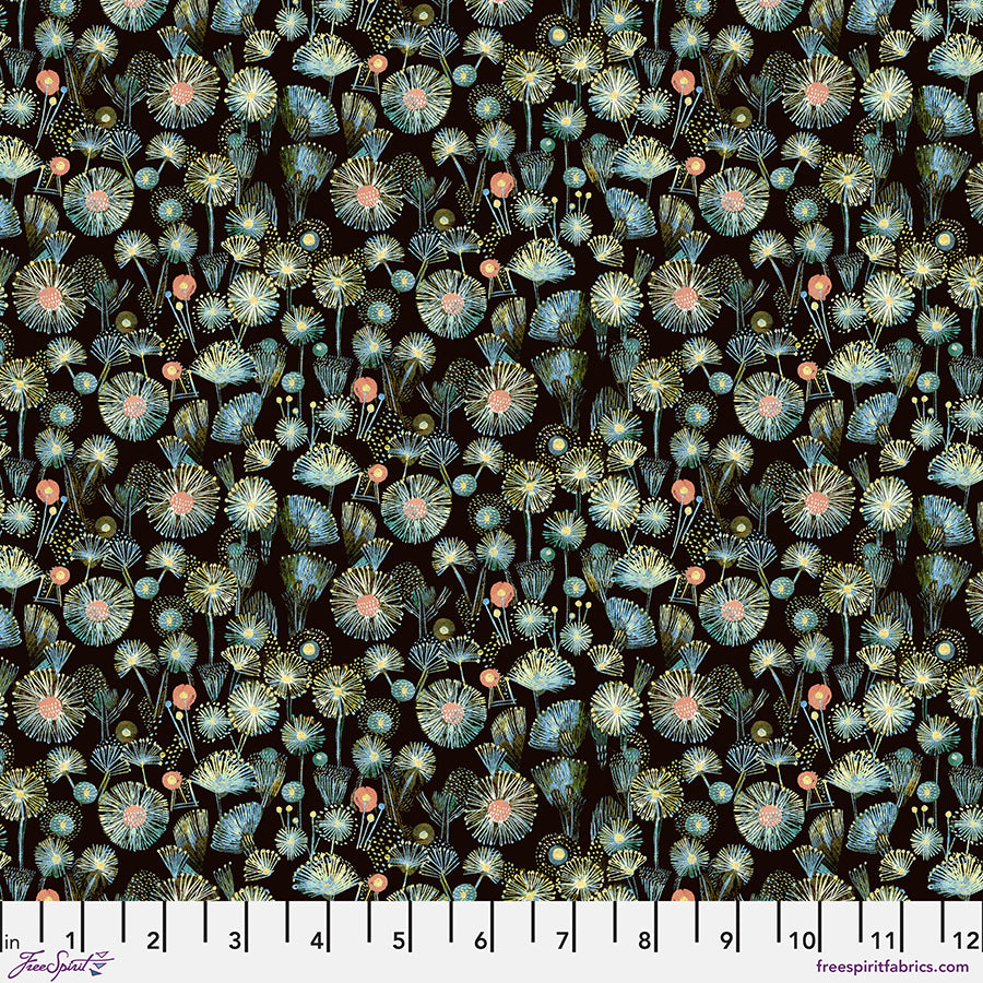 L'Heure Bleue - Scintille - Black PRE-ORDER SHIPS JANUARY 2025 by Este MacLeod with Free Spirit Fabrics