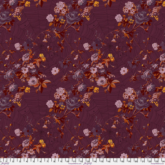 Enrapture - Vining - Cabernet - by Giucy Giuce with FreeSpirit Fabrics
