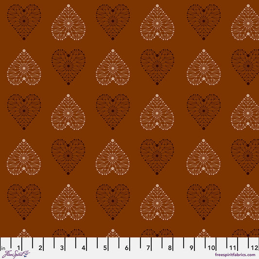 Enrapture - Amour - Spice - by Giucy Giuce with FreeSpirit Fabrics