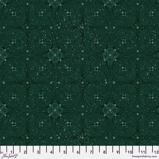 Enrapture - Flourish - Emerald - by Giucy Giuce with FreeSpirit Fabrics