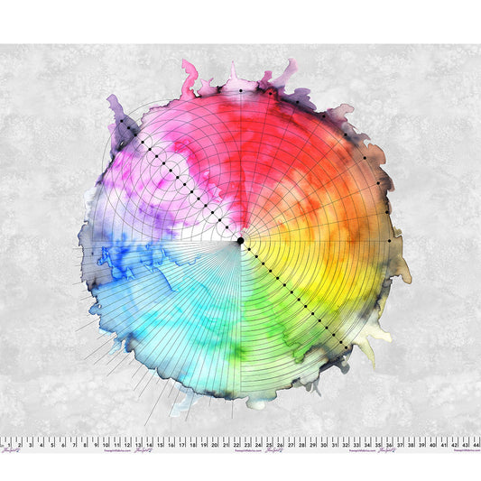 Hue - Color Wheel Panel - by Giucy Giuce with FreeSpirit Fabrics