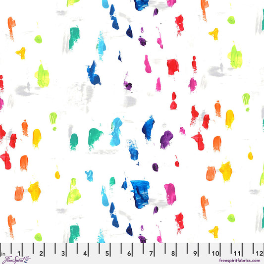 Hue - Splotches in Polychrome - by Giucy Giuce with FreeSpirit Fabrics