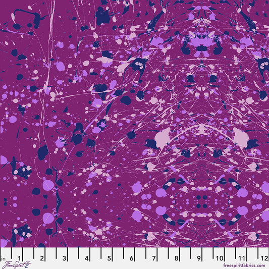 Hue - Rorschach in Violet - by Giucy Giuce with FreeSpirit Fabrics