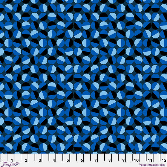 Tchotchkes - Halfsies in Night - by Giucy Giuce with FreeSpirit Fabrics