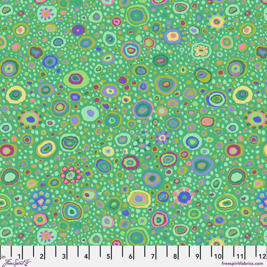 Ode to Roman Glass - Emera - by Kaffe Fassett with FreeSpirit Fabrics - Green PWGP001.EMERA quilt fabric