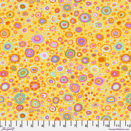 Ode to Roman Glass - Yellow - by Kaffe Fassett with FreeSpirit Fabrics - Yellow PWGP001.YELLOW quilt fabric