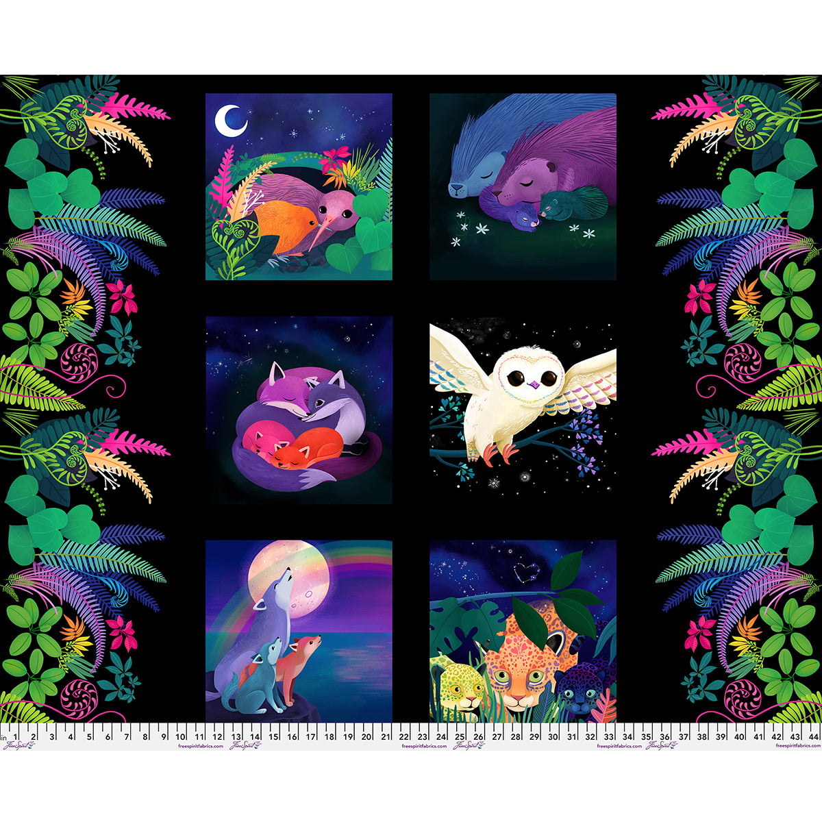 Love Under the Stars - Panel - by Katy Tanis with FreeSpirit Fabrics