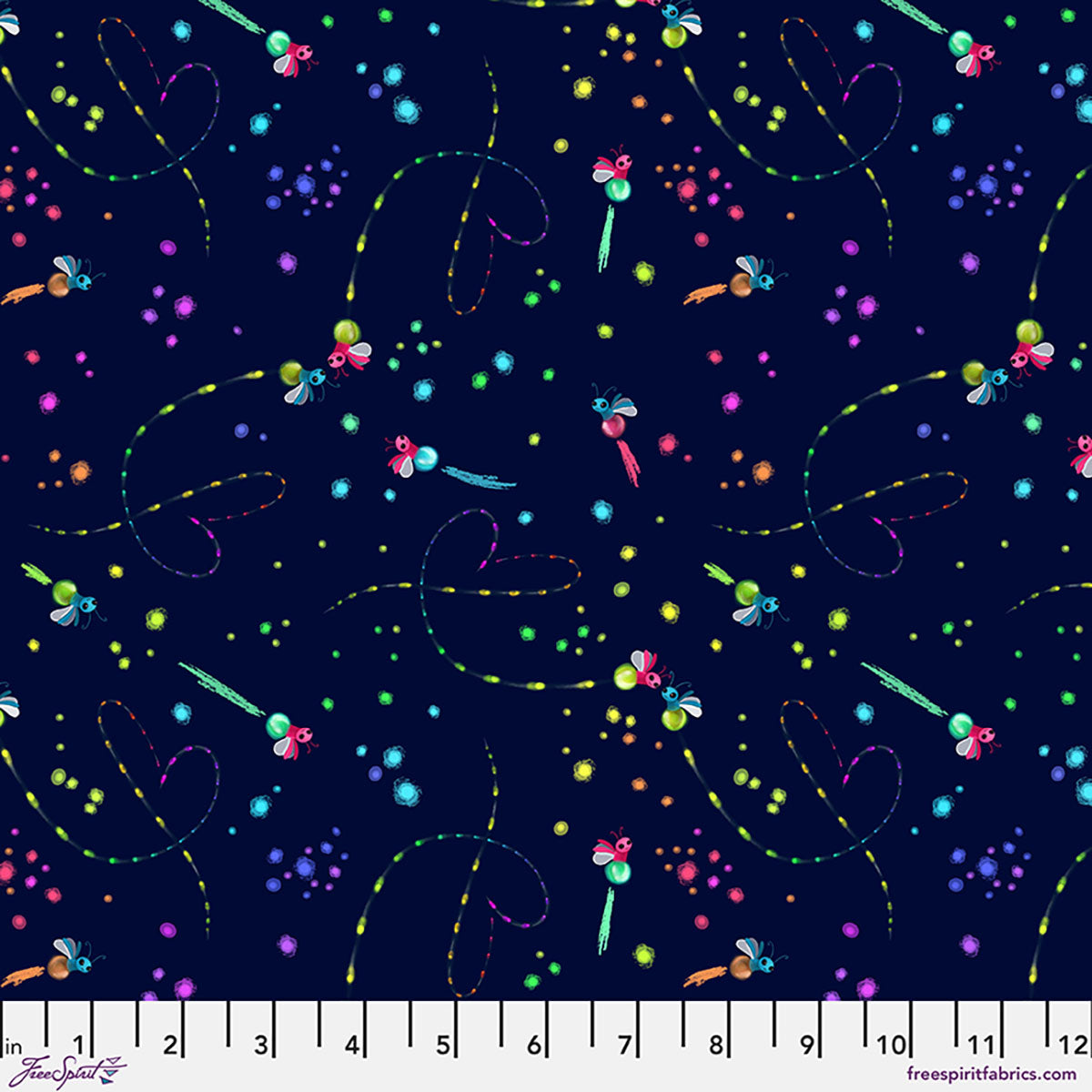 Love Under the Stars - Firefly Sky - by Katy Tanis with FreeSpirit Fabrics