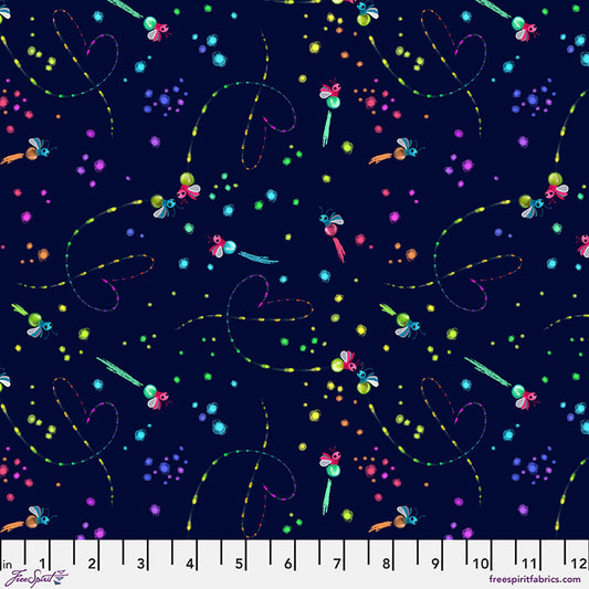 Love Under the Stars - Firefly Sky - by Katy Tanis with FreeSpirit Fabrics
