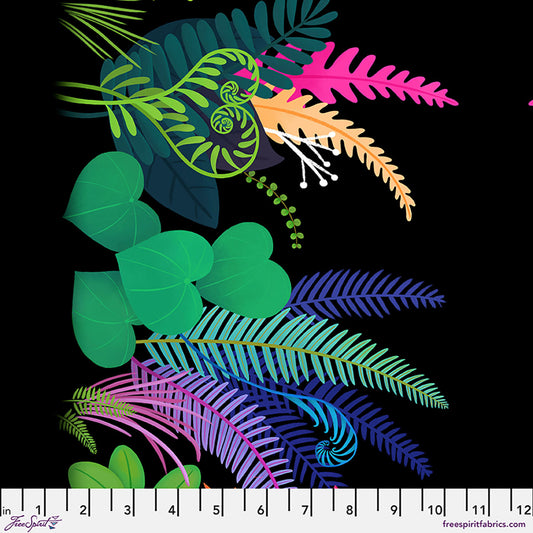 Love Under the Stars - Fern Curl Border - by Katy Tanis with FreeSpirit Fabrics