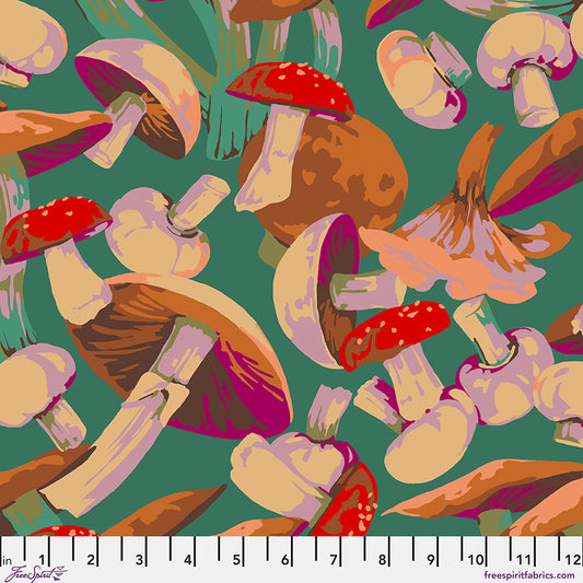 Forage - Mushroom Medley - by Martha Negley with FreeSpirit Fabrics
