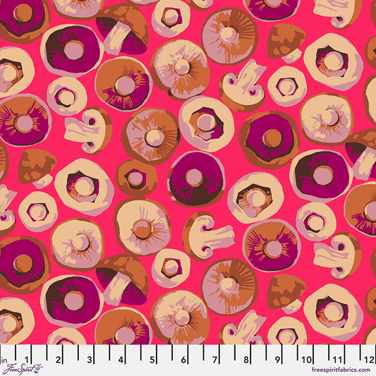 Forage - Button Mushroom - by Martha Negley with FreeSpirit Fabrics