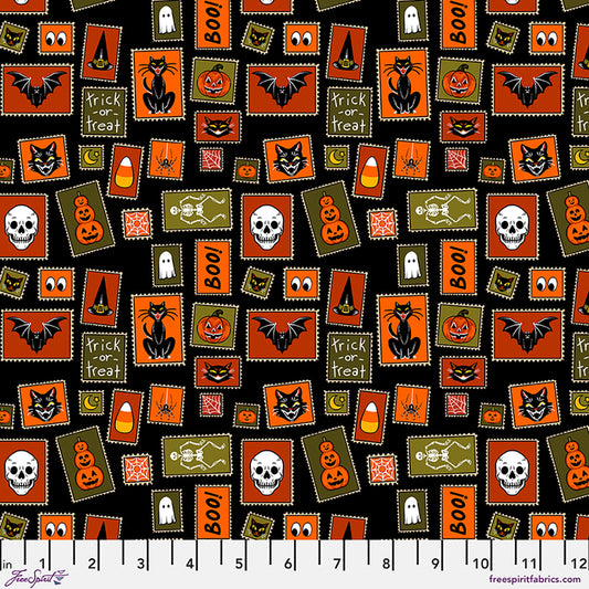 Chain Mail - Stamps - by Club Hauer with FreeSpirit Fabrics