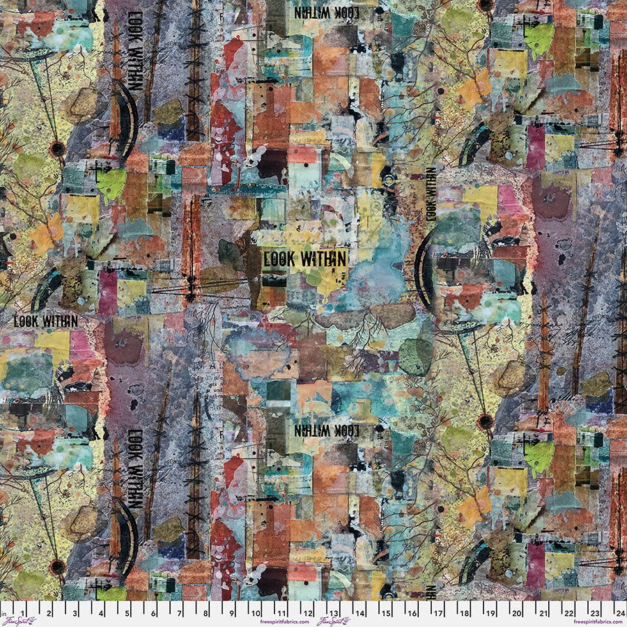 Live Out Loud Fabric - Look Within - Cornucopia (Half Yard Cut) by Seth Apter with Free Spirit